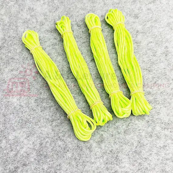 Hi-Viz Yellow Fluorescent Guy line Guy Rope Awning, Tent 4 x 500cm