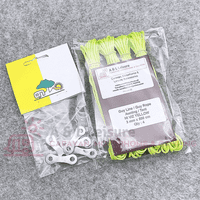 Hi-Viz Yellow Fluorescent Guy Line Rope Awning, Tent 4 x 500 & Bent Runners