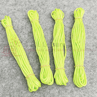Hi-Viz Yellow Fluorescent Guy line Rope Awning Tent 4x500 & Plastic Runners