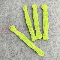 Hi-Viz Yellow Fluorescent Guy line Rope Awning Tent 4x500 & Plastic Runners