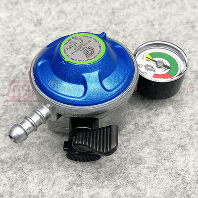 iGT Clip On Compact 21mm Butane Gas Regulator With Level Gauge 28mb