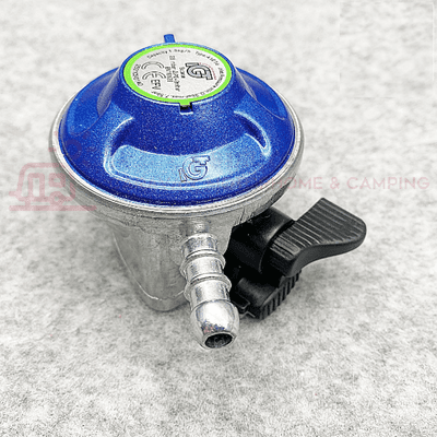 iGT Clip On Compact 21mm Low Pressure Butane Gas Regulator 28mb 1.5kgh