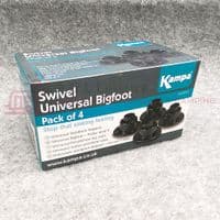 Kampa DOMETIC Universal Swivel Bigfoot For Chairs, Steps & Tables x4  - AC0253