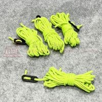 Kampa Hi-Viz Yellow Fluorescent Guy line Rope Awning, Tent, Camp 4 x 4m - CA0001