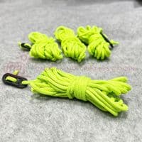 Kampa Hi-Viz Yellow Fluorescent Guy line Rope Awning, Tent, Camp 4 x 4m - CA0001