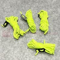 Kampa Hi-Viz Yellow Fluorescent Guy line Rope Awning, Tent, Camp 4 x 4m - CA0001