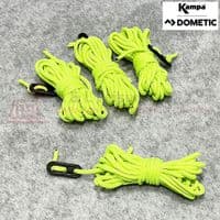 Kampa Hi-Viz Yellow Fluorescent Guy line Rope Awning, Tent, Camp 4 x 4m - CA0001