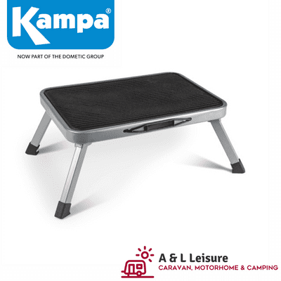 Kampa Steel Folding Single Caravan Step Motorhome Campervan Folding Step