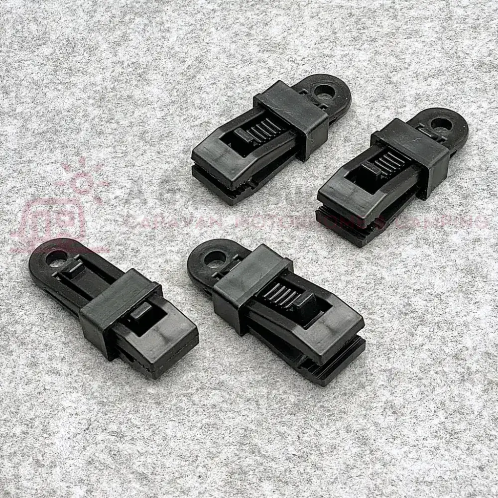 Kampa Tarpaulin Clamps - Instant Reusable Eyelets - Pack of 4
