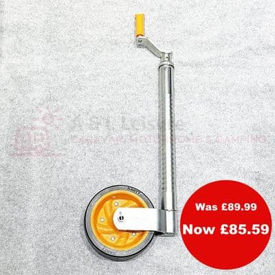 KARTT Anti-Slip / Ribbed Ultimate Caravan Jockey Wheel - 48mm 220 x 65mm