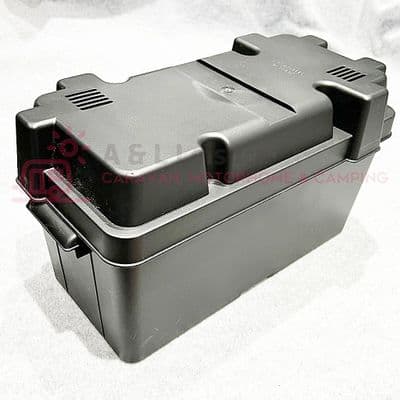Leisure Battery Box Adjustable 85a - 125a - With Securing Strap