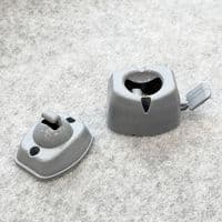 Lever Release Door Retainer - Grey