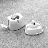 Lever Release Door Retainer - White
