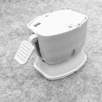 Lever Release Door Retainer - White