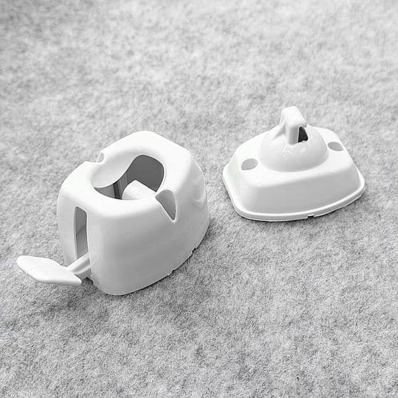 Lever Release Door Retainer - White