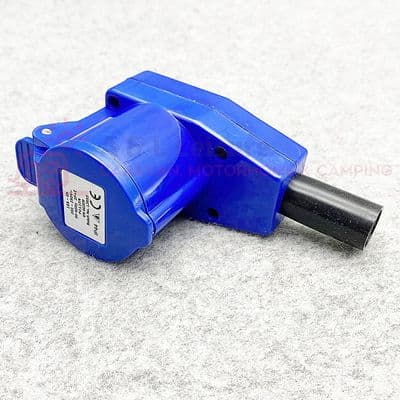 Mains Caravan Coupler 90 Degree - Angled Plug