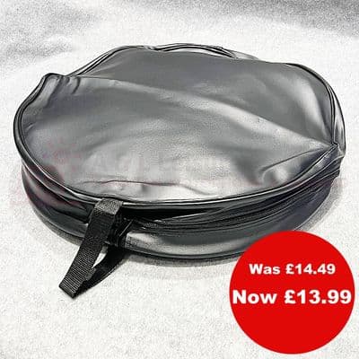 Mains Hook Up Lead Storage Bag for 25m Hookup Cable - Black