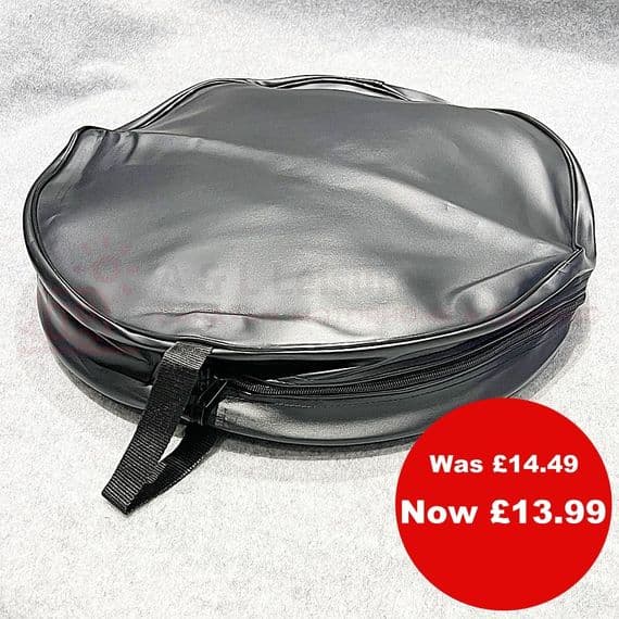 Mains Hook Up Lead Storage Bag for 25m Hookup Cable - Black