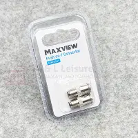 MAXVIEW  Satellite Push On F Connector x 2
