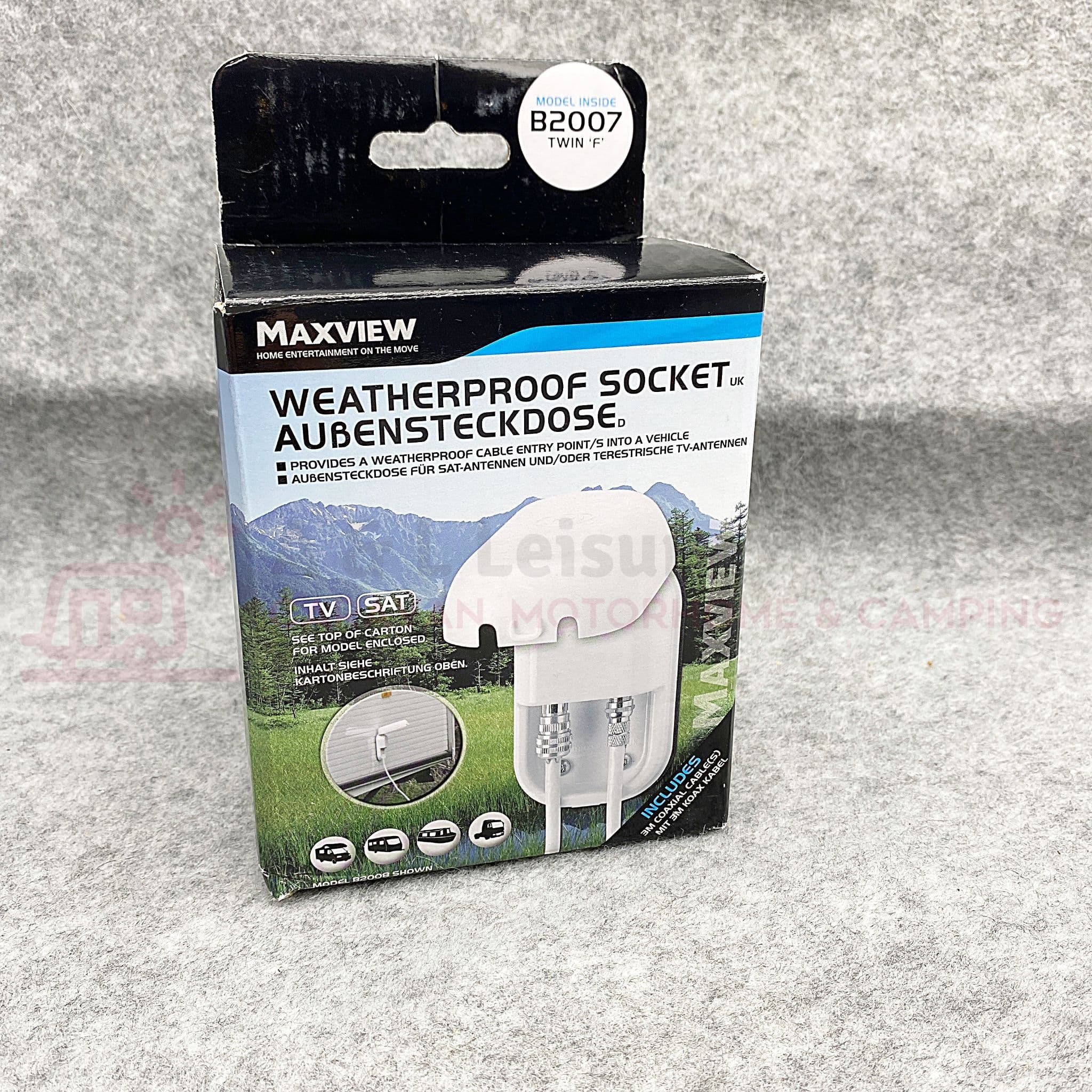 ずっと気になってた Maxview Twin White(B2008)（Maxview - Socket Weatherproof クッションカバー