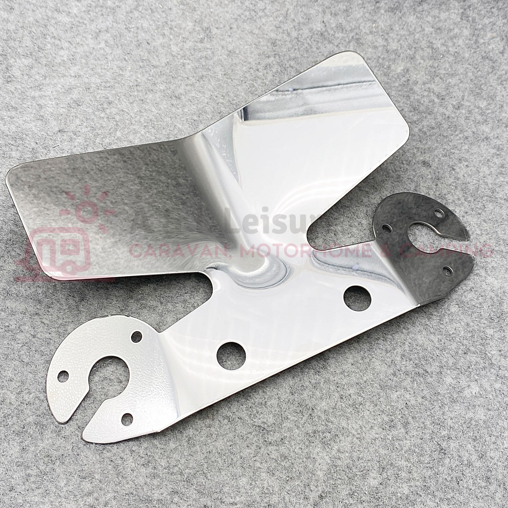 Maypole Tow Bar Bumper Protector Plate Stainless Steel & 12N & S Mount