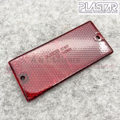 PLASTAR Rectangle Reflector RED Caravan, M-Home, Trailer, Horse Box, Truck WB370