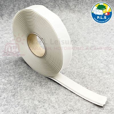 PLS Caravan, Motorhome Mastic Sealing Strip WHITE 19mm x 5m x 2.5mm - H540319