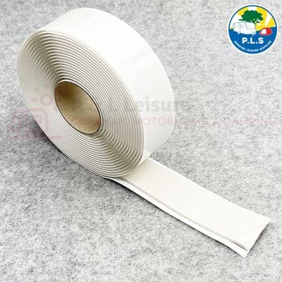 PLS Caravan, Motorhome Mastic Sealing Strip WHITE 32mm x 5m x 2.5mm - H540332