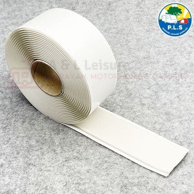 PLS Caravan, Motorhome Mastic Sealing Strip WHITE 45mm x 5m x 2.5mm - H540345