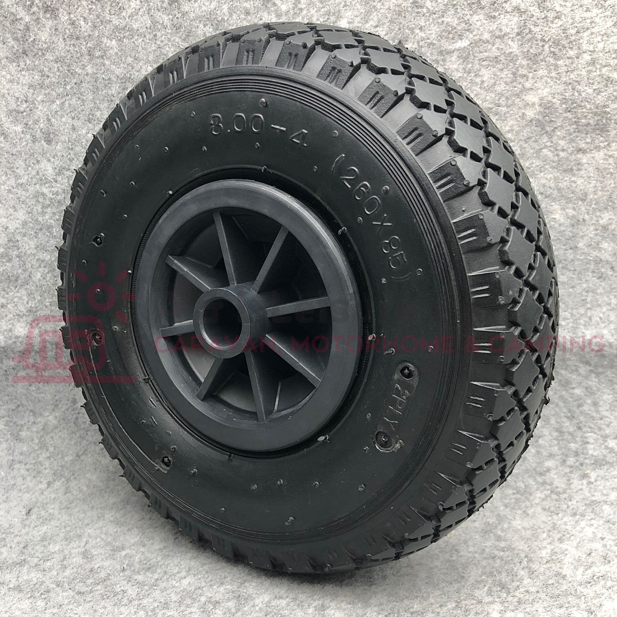 Pneumatic Spare Wheel & Tyre Suitable for 48mm Jockey Assembly
