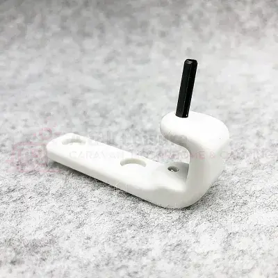 Polyplastic Window Stay Replacement Top Hinge - Grey