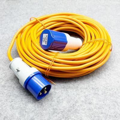 Powerpart Caravan Mains Cable Lead 25m Metre 1.5mm Insulated - 16A