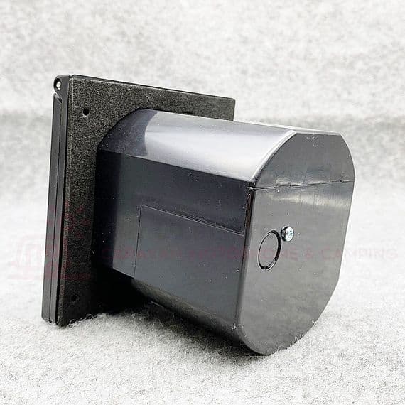 Powerpart Mains Hook Up Inlet Socket Flush Fitting - Black