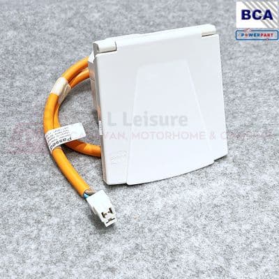 POWERPART Prewired Mains Inlet  240v C-Line Caravan, Motorhome, Camper - BC17018