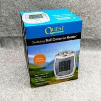 Quest Bali Oscillating Ceramic Fan Heater 750 -1500w Awning & Tent Heater 047519