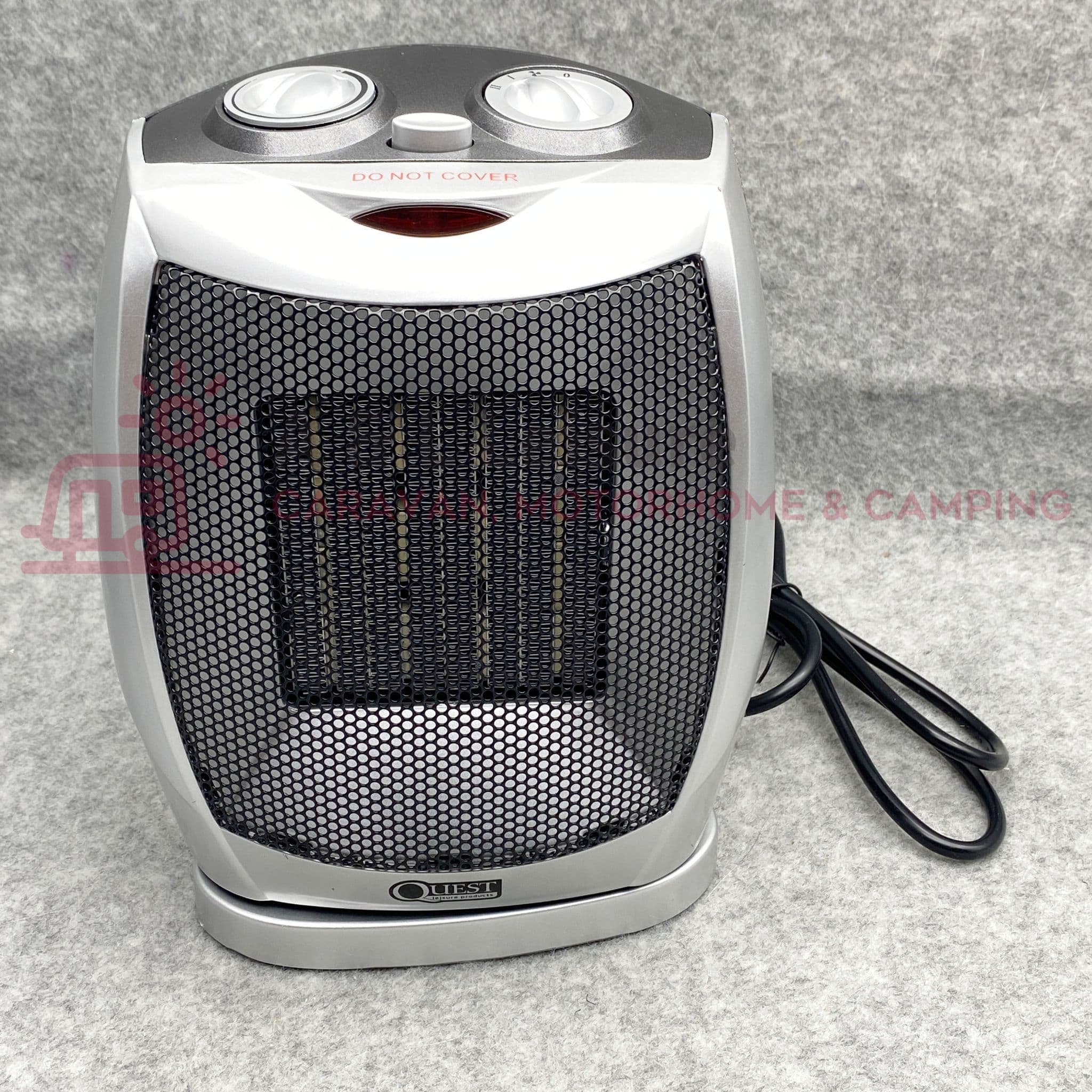 Quest Bali Oscillating Ceramic Fan Heater 750 1500w Awning & Tent
