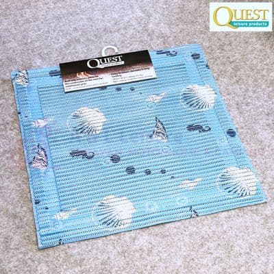 Quest Caravan Non Slip Comfortex Shower Tray Mat 53 x 53cm - 4767