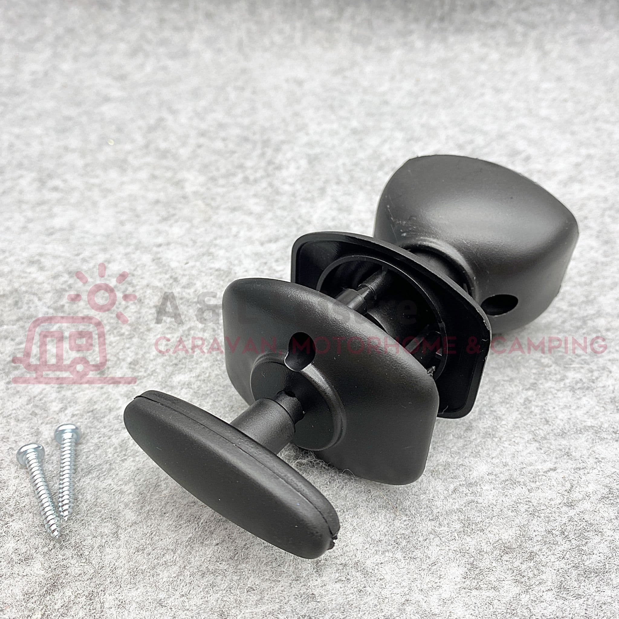 Quick Release Caravan Door Retainer Motorhome Door Retainer BLACK