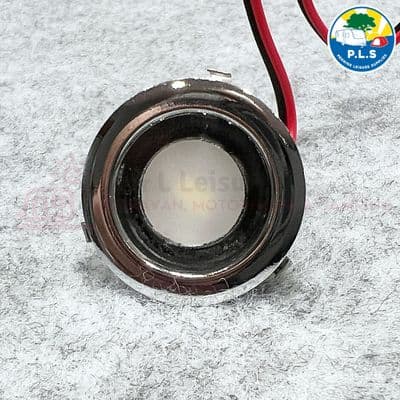 Recessed Chrome Waterproof IP68 Stairlight 1.2w Cool White LED Caravan Camper  LG220