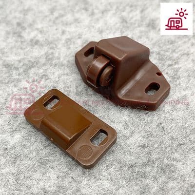 Roller Catch For Cupboard Doors & Locker Door Brown  Caravan, Motorhome - E43/B