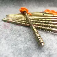 Screw In Heavy Duty Hard Ground / Rock Pegs - Orange