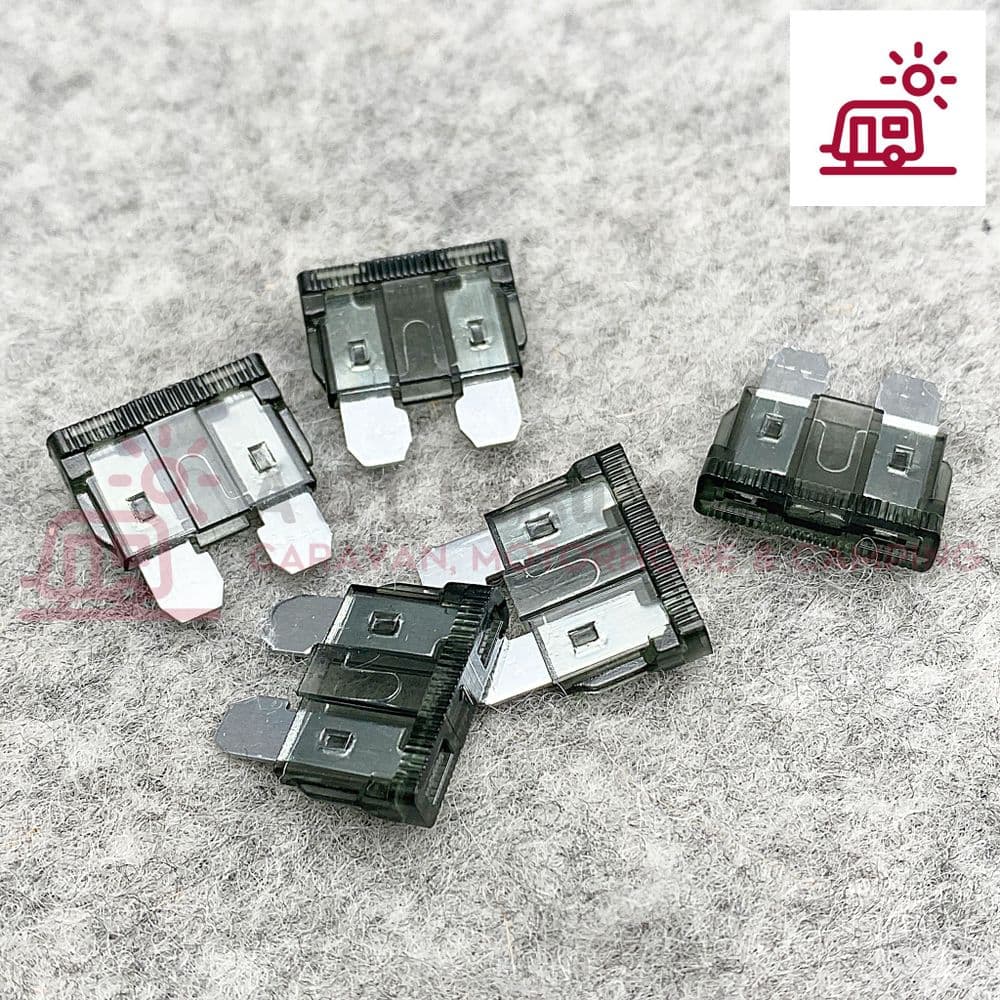 Spare Standard Blade Fuses X5 1 Amp For Caravan Motorhome Campervan