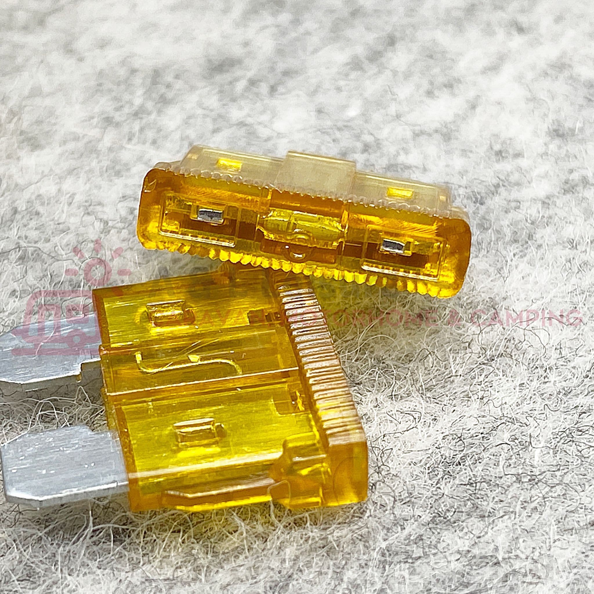 Spare Standard Blade Fuses X5 5 Amp For Caravan Motorhome Campervan