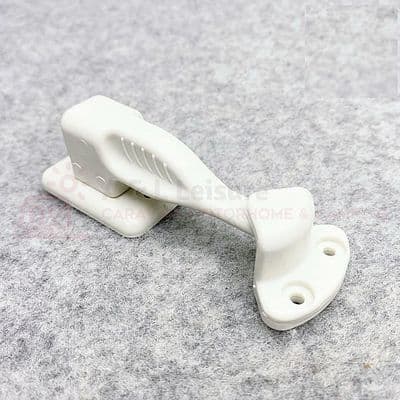 Stable Door Catch Stay Fastener - WHITE