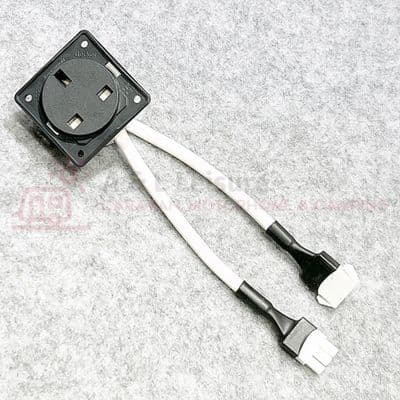 Swift Berker Sargent - 240v 13a 3 Pin Socket - Sargent In & Out Tails