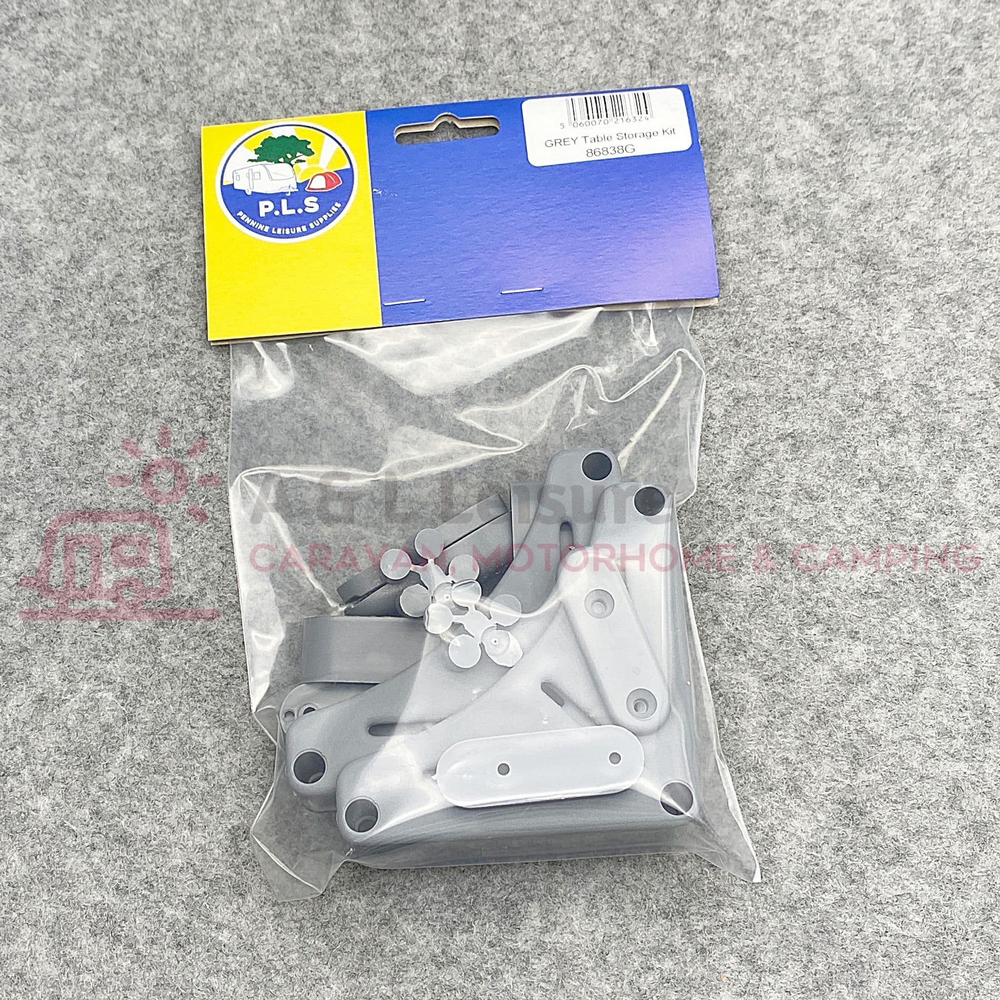 Table Bracket Storage Kit Grey