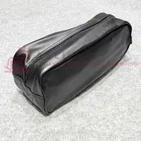 Tent, Awning Peg Bag For Pegs & Guyrope Black FAUX LEATHER