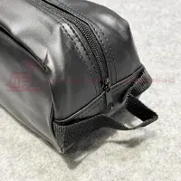 Tent, Awning Peg Bag For Pegs & Guyrope Black FAUX LEATHER