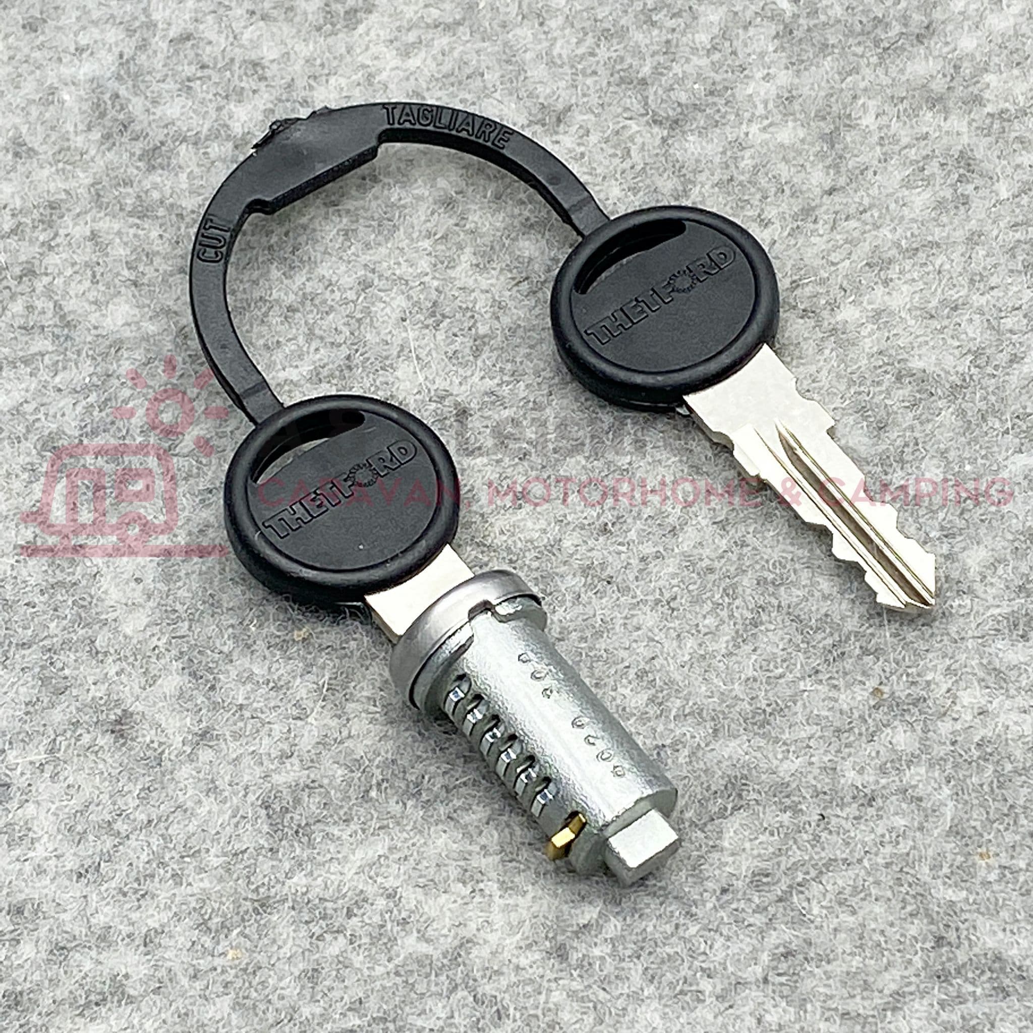 Thetford Caravan Motorhome access or toilet door zadi lock barrel keys