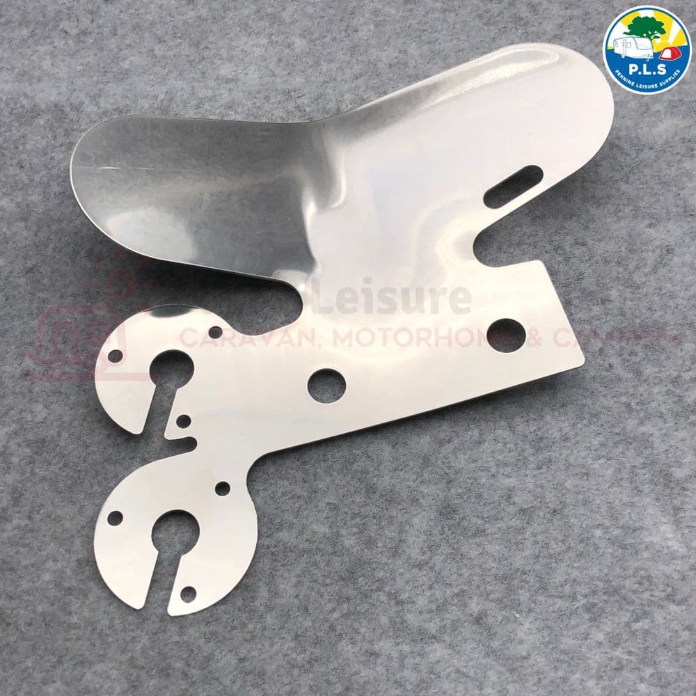 Tow Bar Bumper Protector Plate Stainless Steel & 12N & S Mount Bump